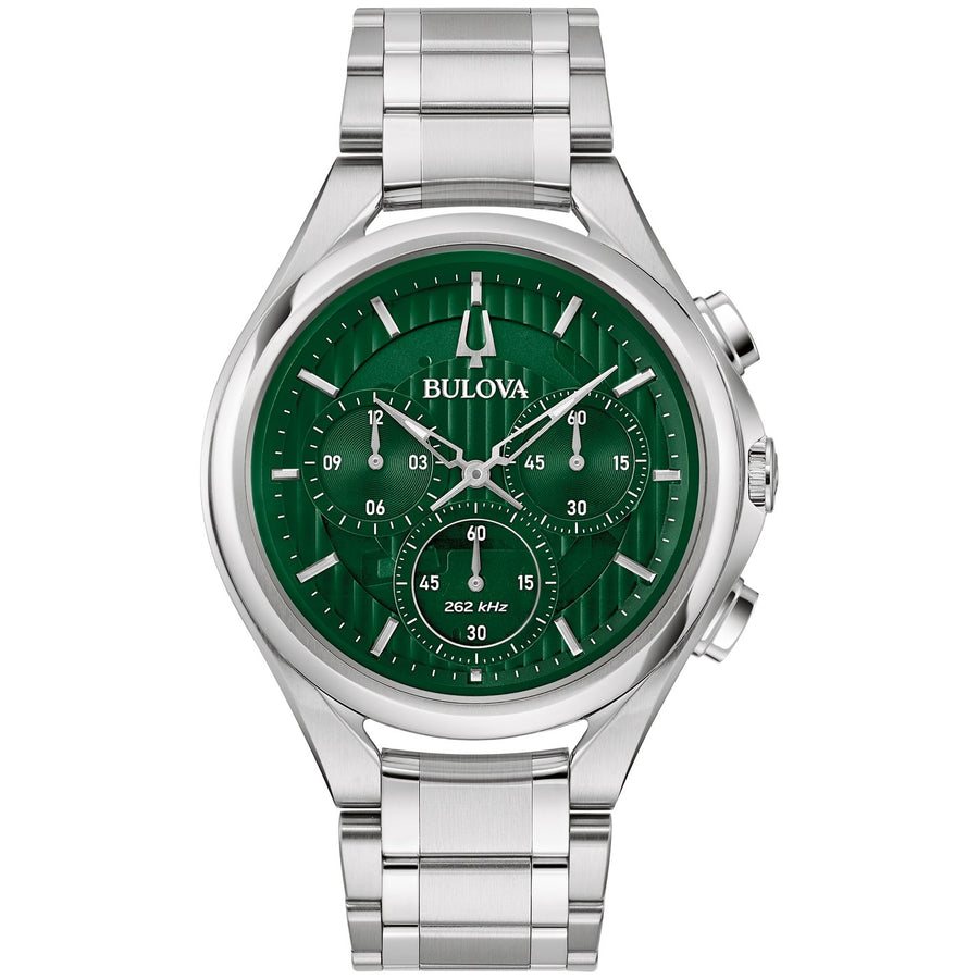 Bulova CURV 96A297 quartz stainless steel watch
