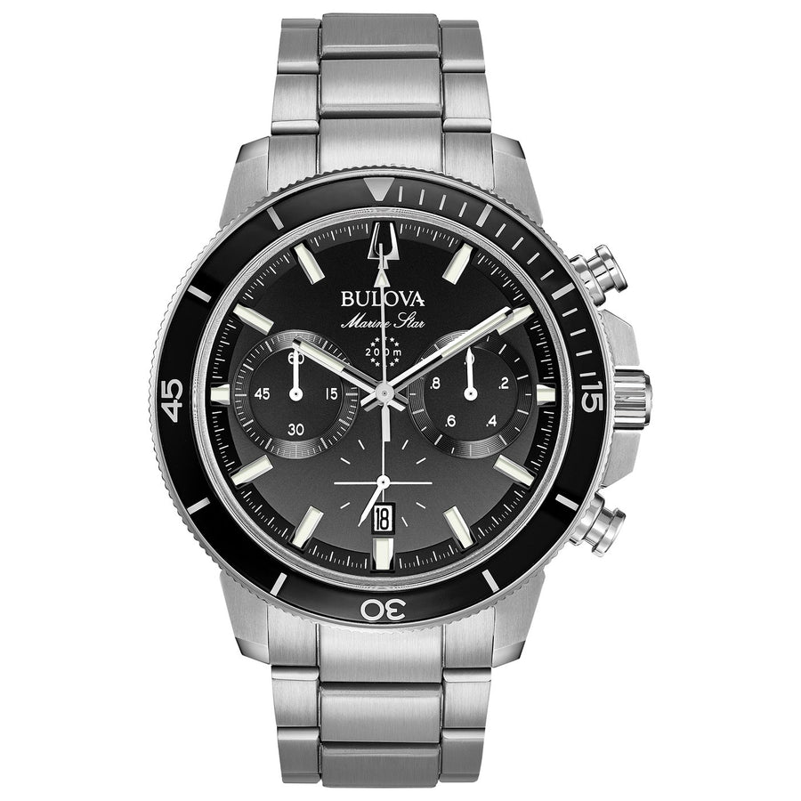 Bulova Marine Star 96B272 quartz stainless steel watch