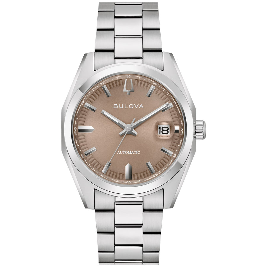Bulova Surveyor 96B470 automatic stainless steel watch