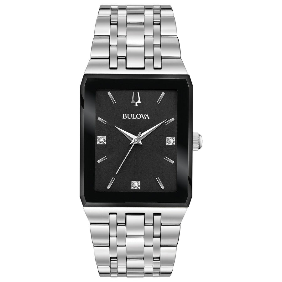 Bulova Quadra 96D145 quartz stainless steel watch