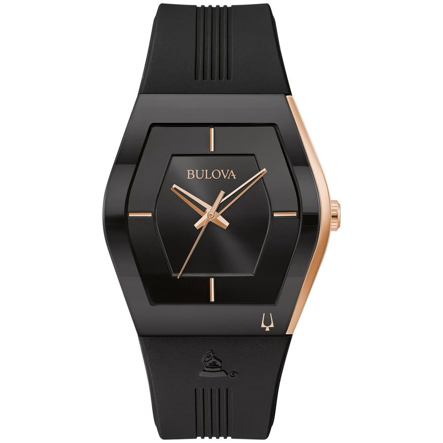 Bulova Gemini 97A163 quartz silicone watch