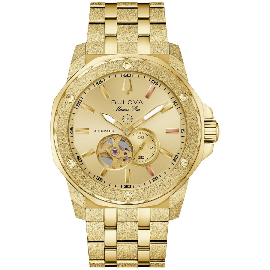 Bulova Marine Star 97A200 automatic stainless steel watch