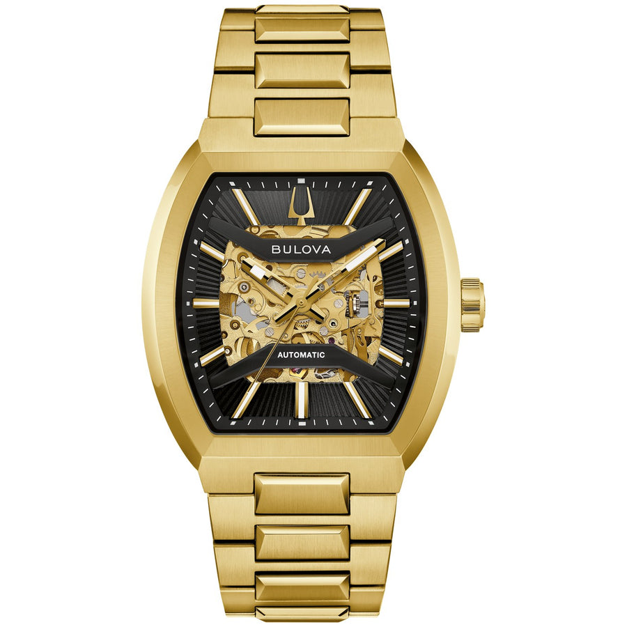Bulova Maquina 97A207 automatic stainless steel watch