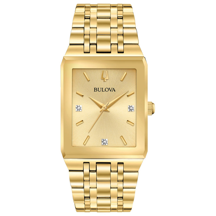 Bulova Quadra 97D120 quartz stainless steel watch