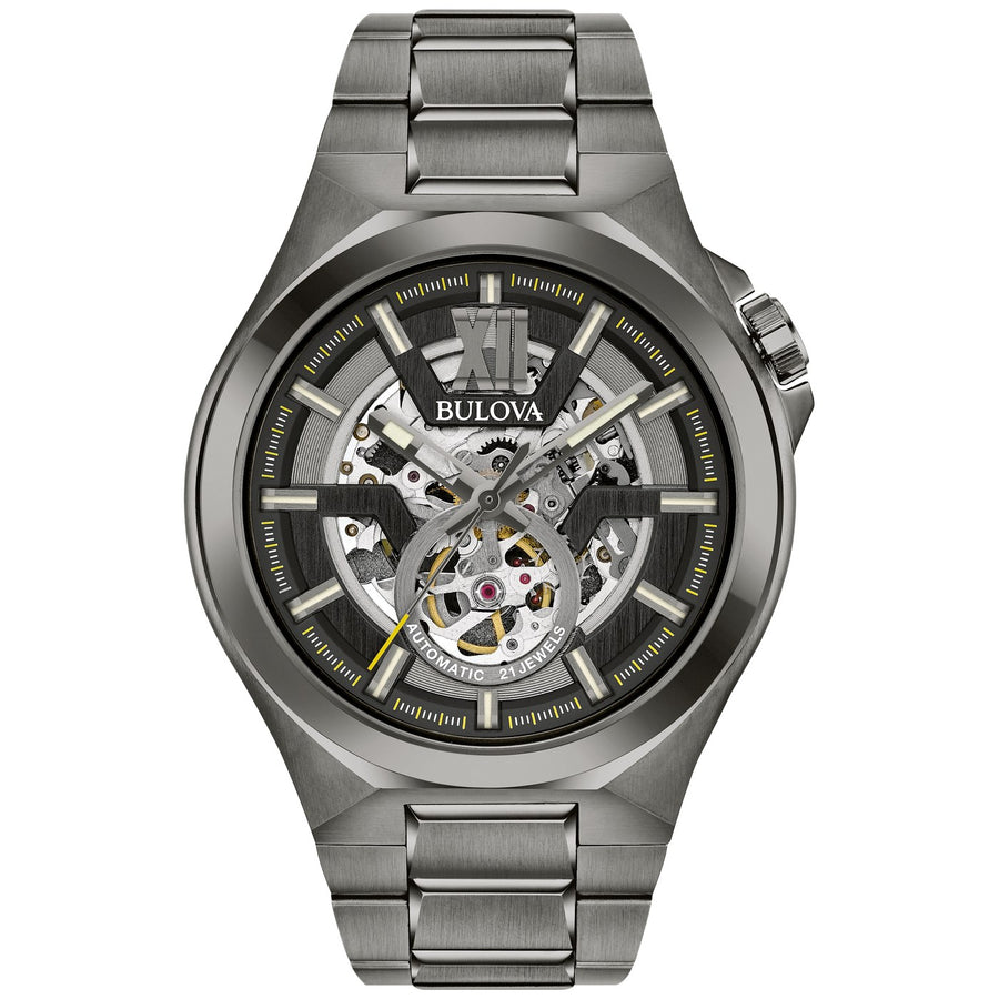 Bulova Maquina 98A179 automatic stainless steel watch
