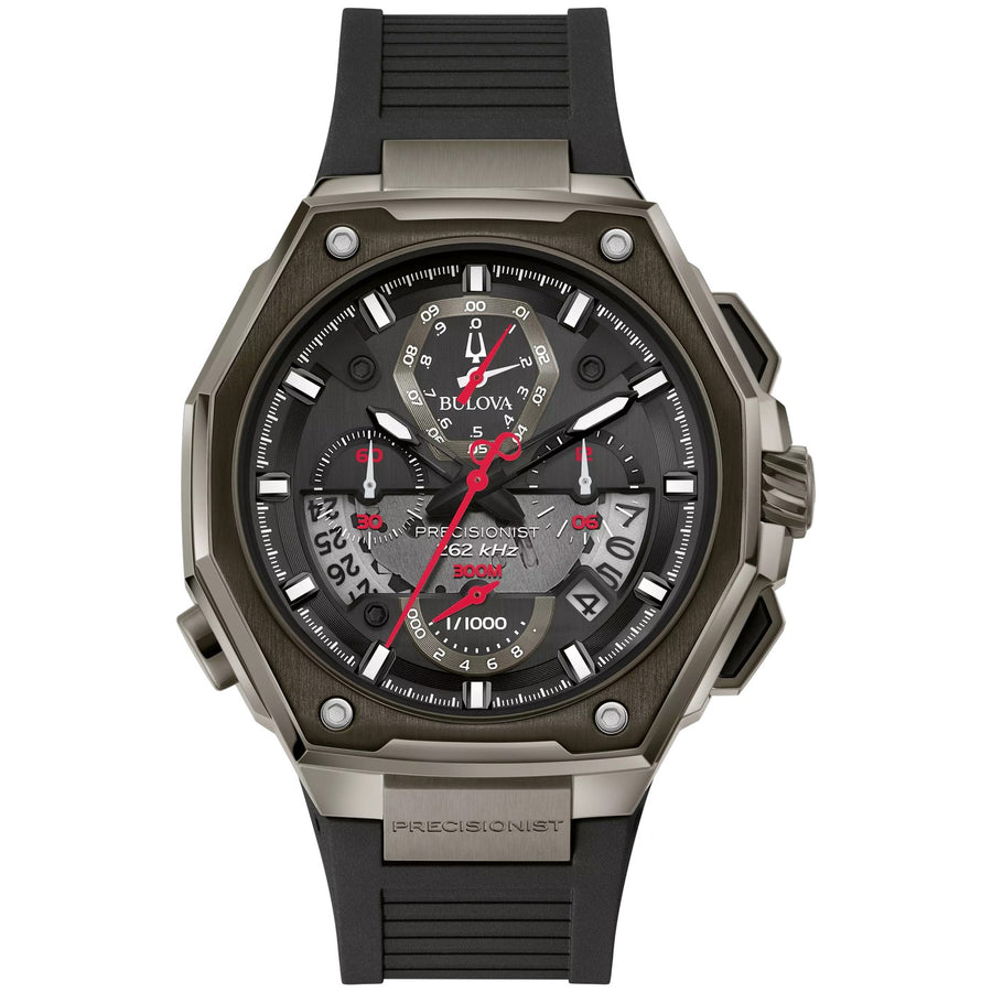 Bulova Series X 98B358 quartz epdm rubber watch