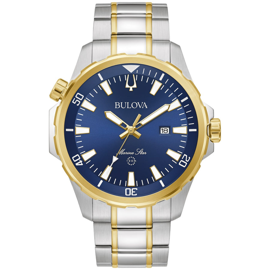 Bulova Marine Star 98B384 quartz stainless steel watch