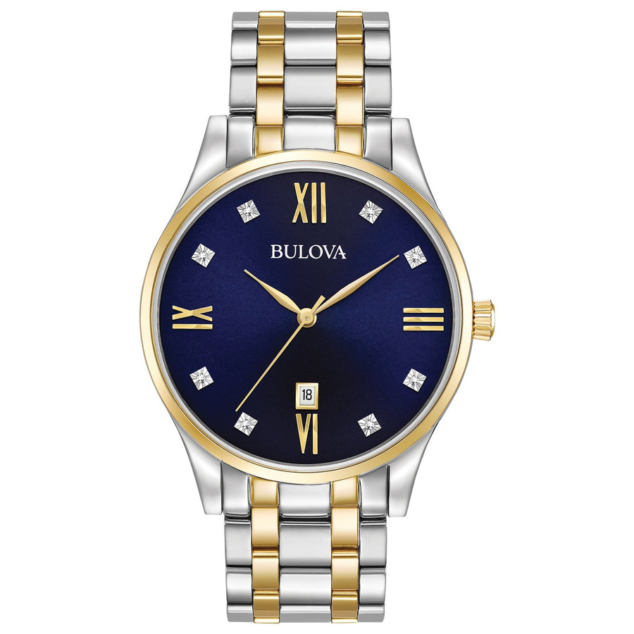 Bulova Classic 98D130 quartz stainless steel watch