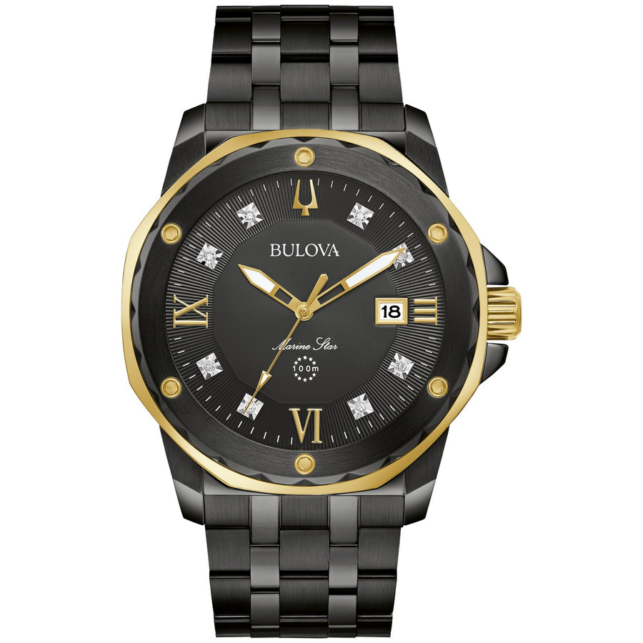 Bulova Marine Star 98D176 quartz stainless steel watch