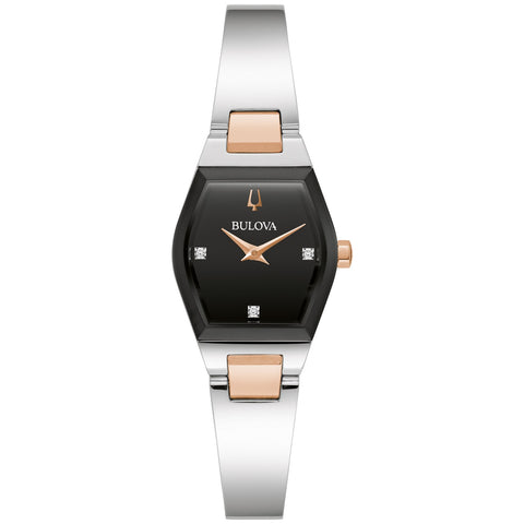 Bulova Gemini 98P216 quartz stainless steel watch