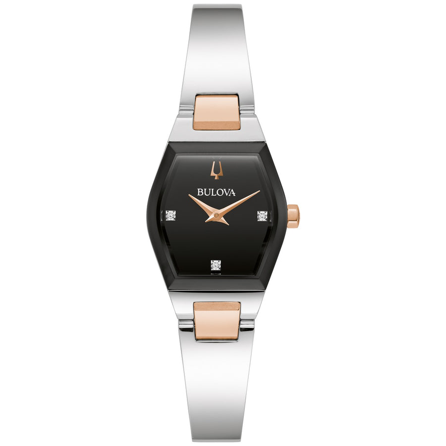 Bulova Gemini 98P216 quartz stainless steel watch