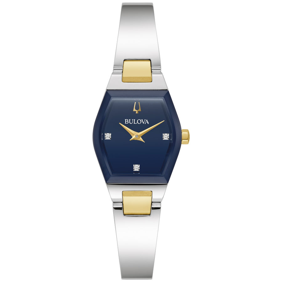 Bulova Gemini 98P218 quartz stainless steel watch