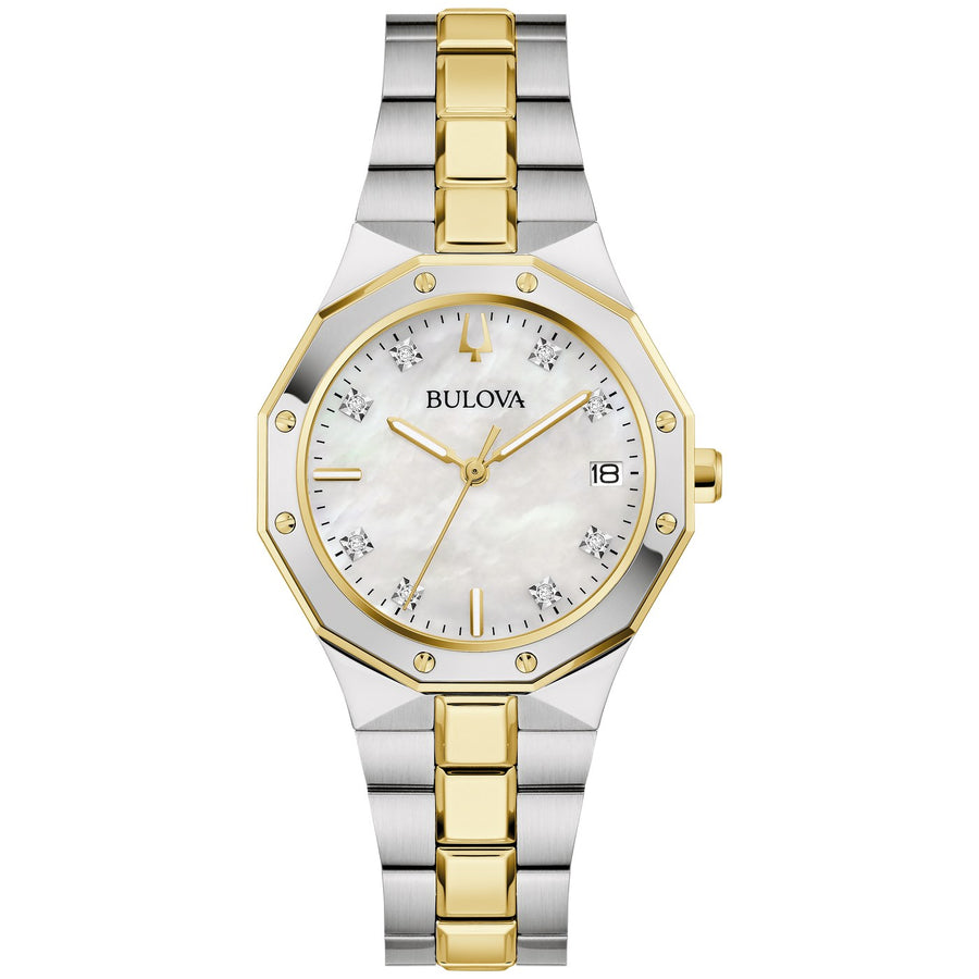 Bulova Prestige 98P234 quartz stainless steel watch
