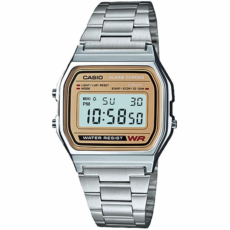 Casio Vintage A158WEA-9 Blue quartz stainless steel watch
