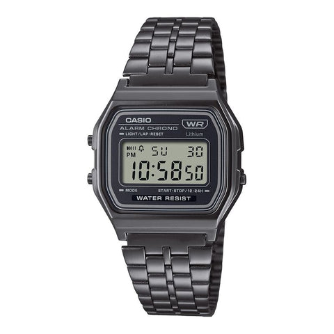 Casio Vintage A158WETB-1A Silver quartz stainless steel watch