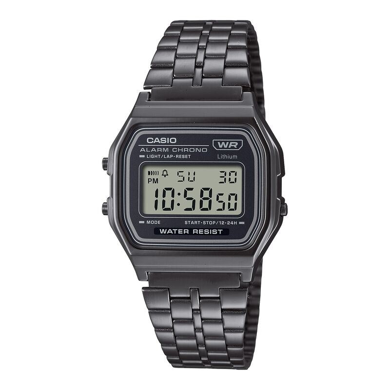 Casio Vintage A158WETB-1A Silver quartz stainless steel watch