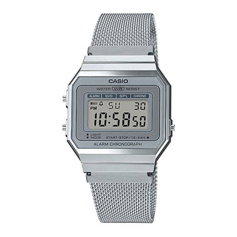 Casio Vintage A700WM-7AVT Silver quartz stainless steel watch