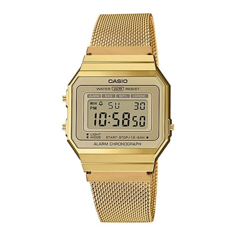 Casio Vintage A700WMG-9AVT Gold quartz stainless steel watch