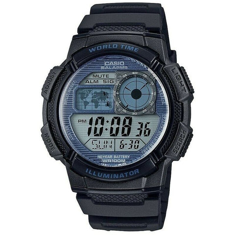 Casio Classic AE1000W-2A2V Blue quartz resin watch