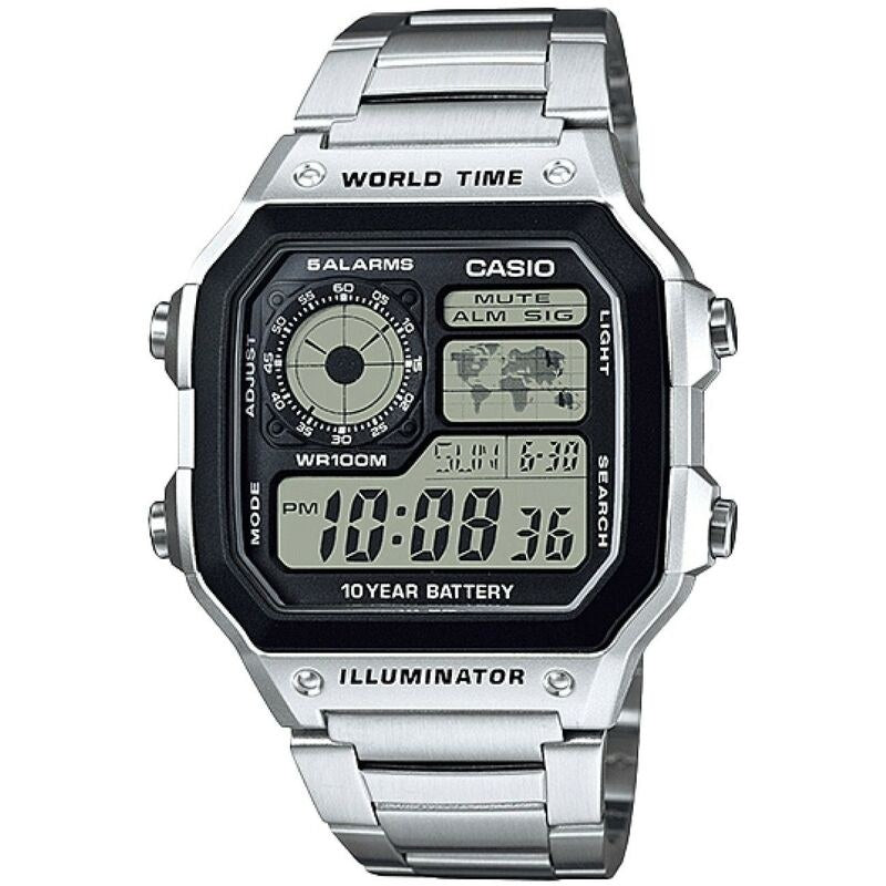 Casio Classic AE1200WHD-1A Silver quartz resin watch