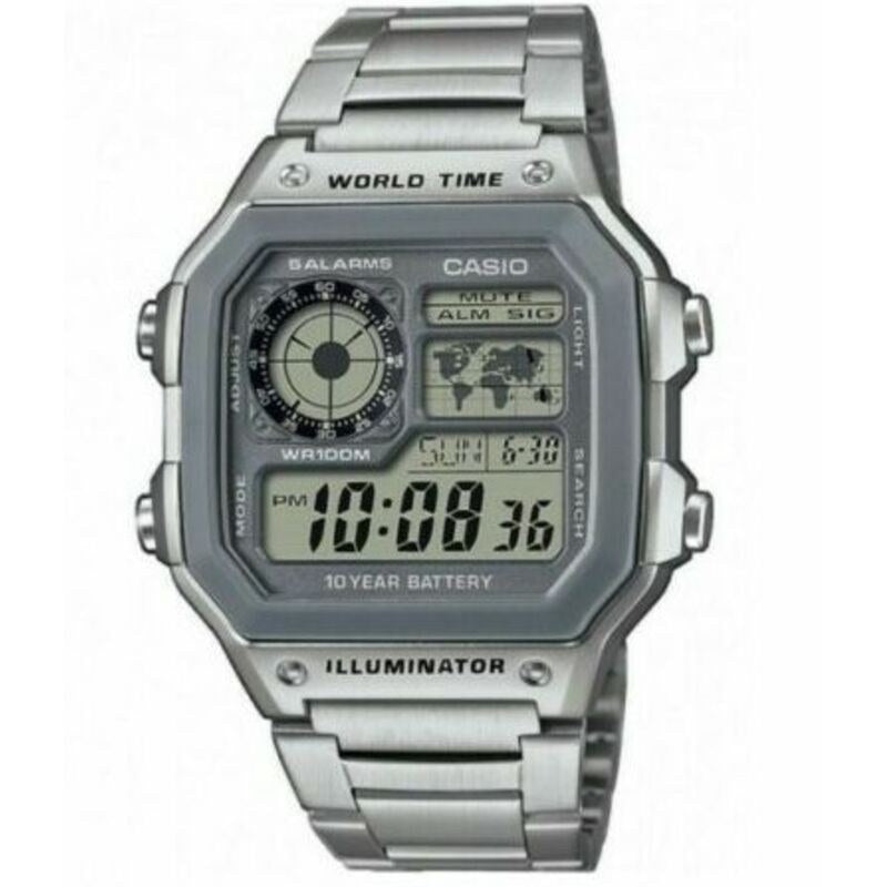 Casio Classic AE1200WHD-7AV Grey quartz resin watch