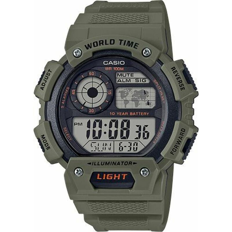Casio Classic AE1400WH-3AV quartz resin watch