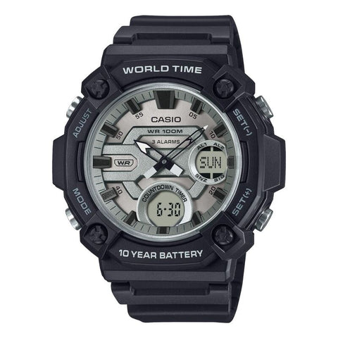Casio Classic AEQ120W-7AV Grey quartz resin watch