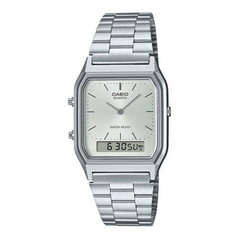 Casio Classic AQ230A-7AVT Silver quartz stainless steel watch