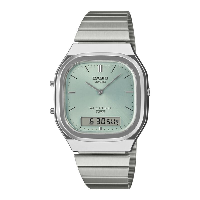 Casio Classic AQ240E-2A Silver quartz resin watch