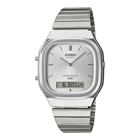 Casio Classic AQ240E-7A Silver quartz resin watch
