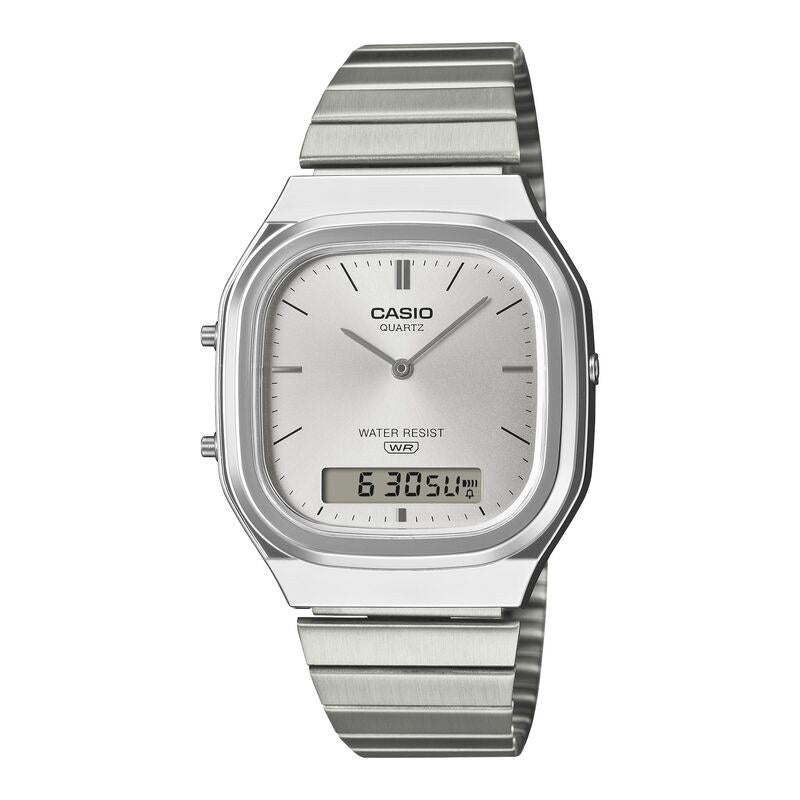 Casio Classic AQ240E-7A Silver quartz resin watch
