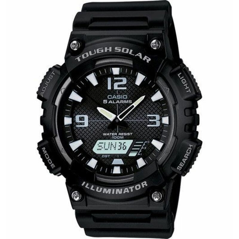 Casio Classic AQS810W-1AV Black quartz resin watch