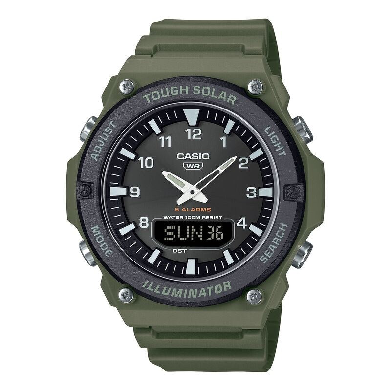 Casio Classic AQS820W-3BV Grey quartz resin watch