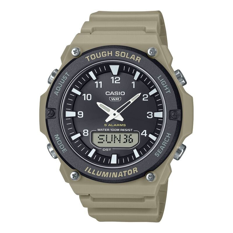 Casio Classic AQS820W-5AV Grey quartz resin watch