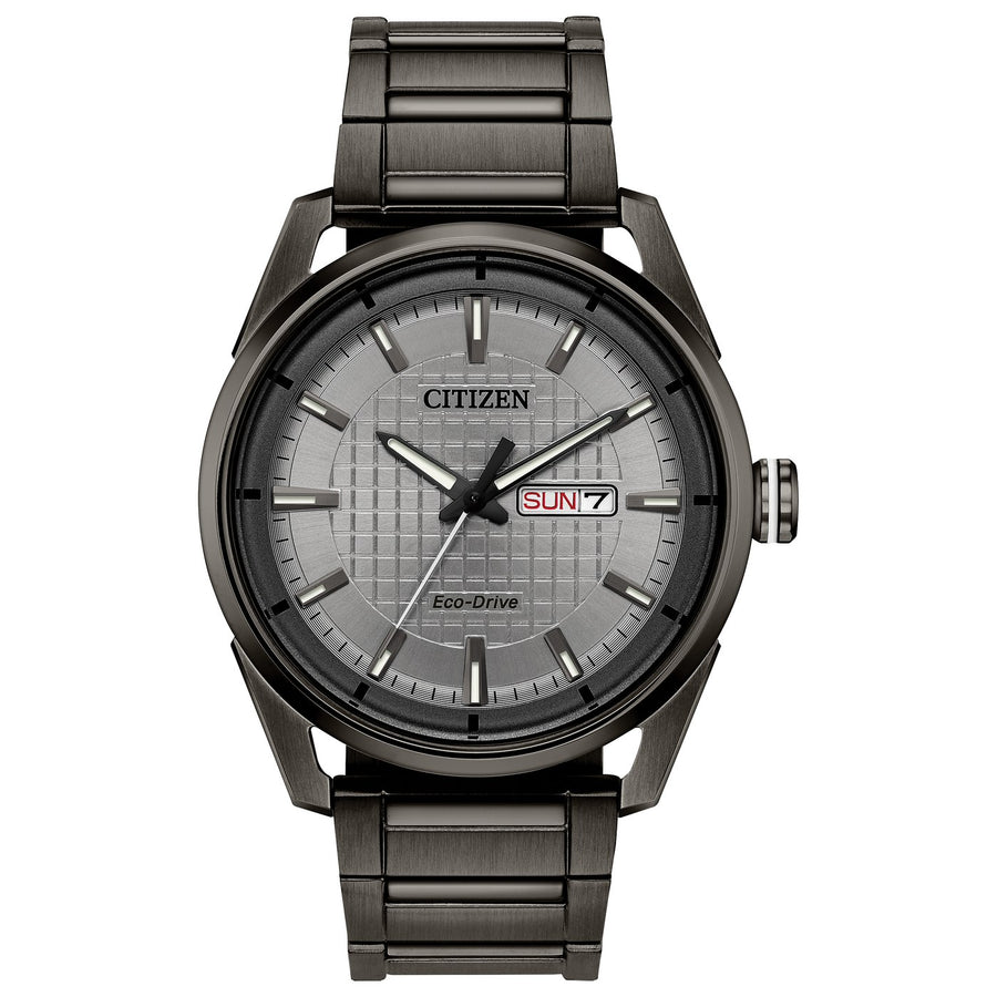 Citizen Weekender AW0087-58H eco-drive stainless steel watch