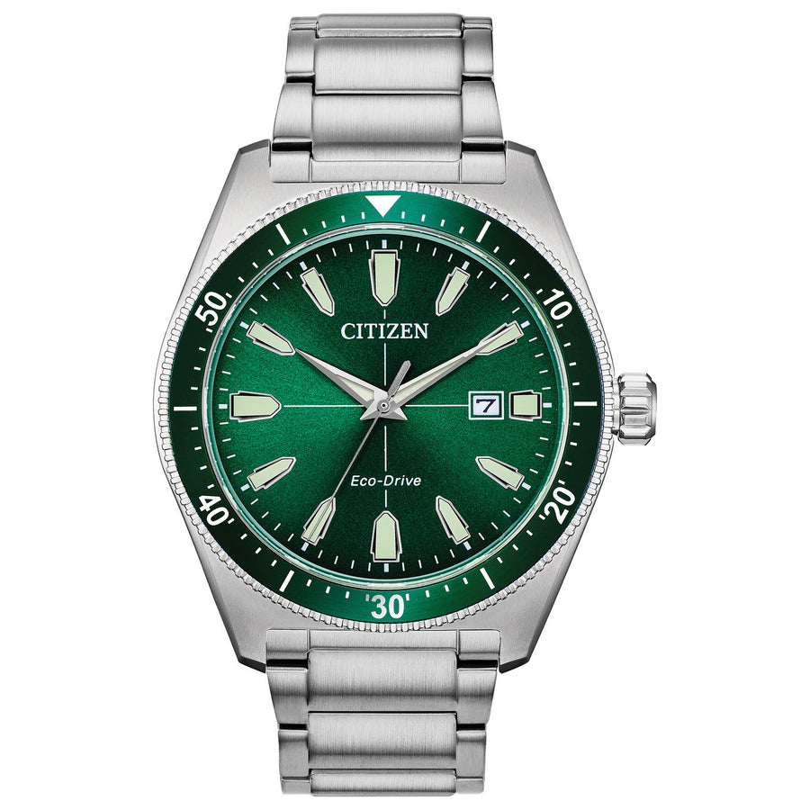 Citizen Brycen AW1598-70X eco-drive stainless steel watch