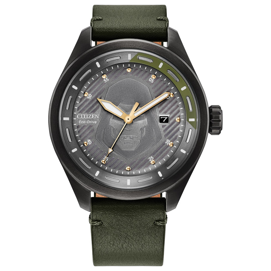 Citizen Avengers Dr. Doom AW5027-44W eco-drive leather watch