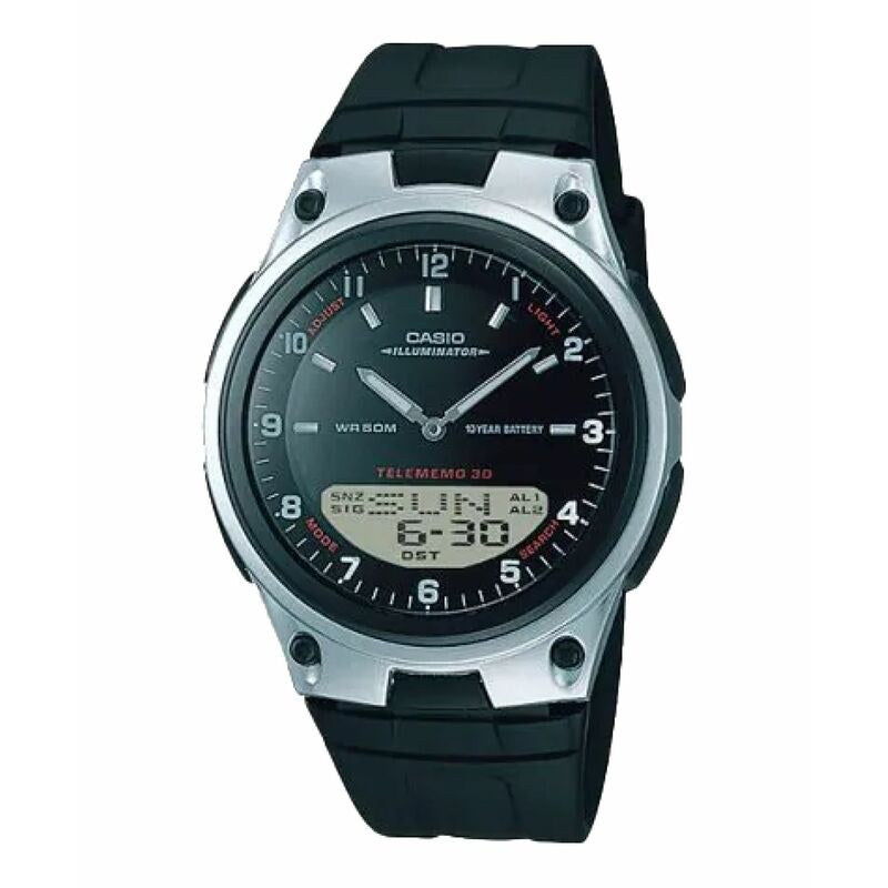 Casio Classic AW80-1AV Black quartz resin watch