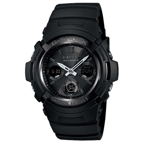 Casio G-Shock AWGM100B-1A Black quartz resin watch