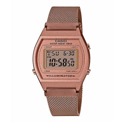 Casio Vintage B640WMR-5AVT quartz stainless steel watch
