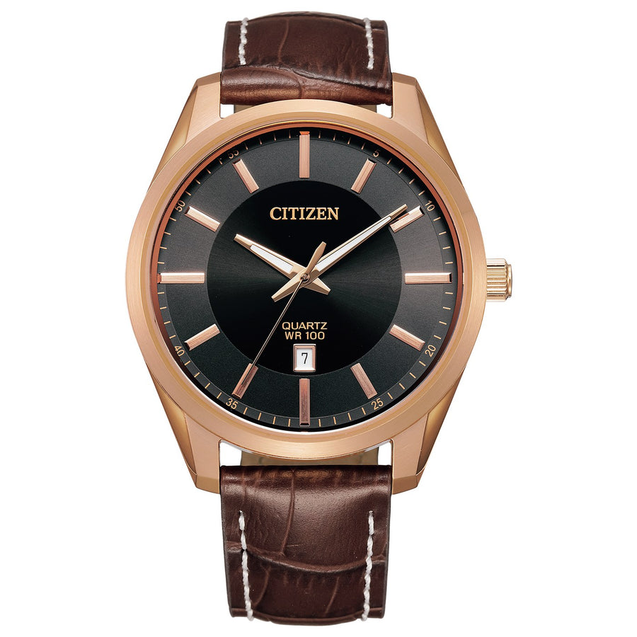 Citizen Quartz BI1033-04E quartz leather watch
