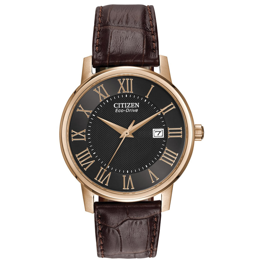Citizen Corso BM6759-03E eco-drive leather watch