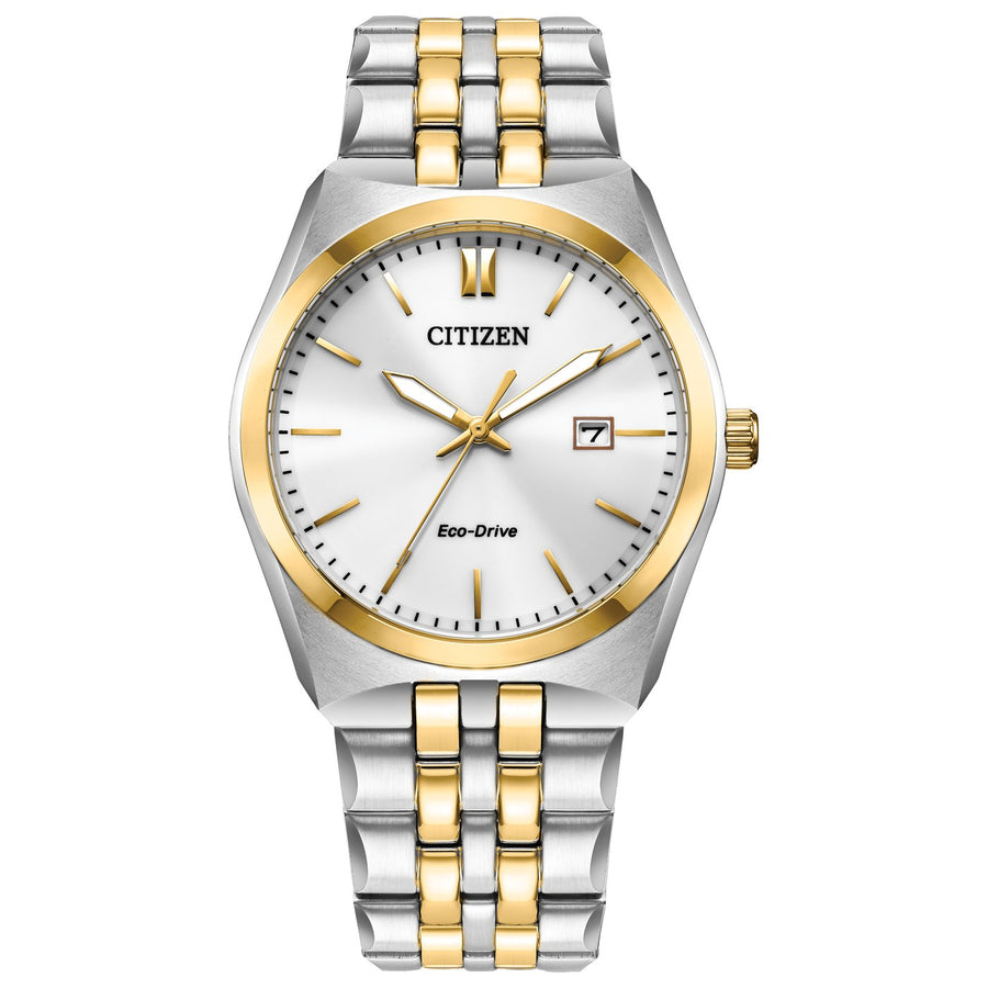 Citizen Corso BM7334-58B White eco-drive stainless steel watch