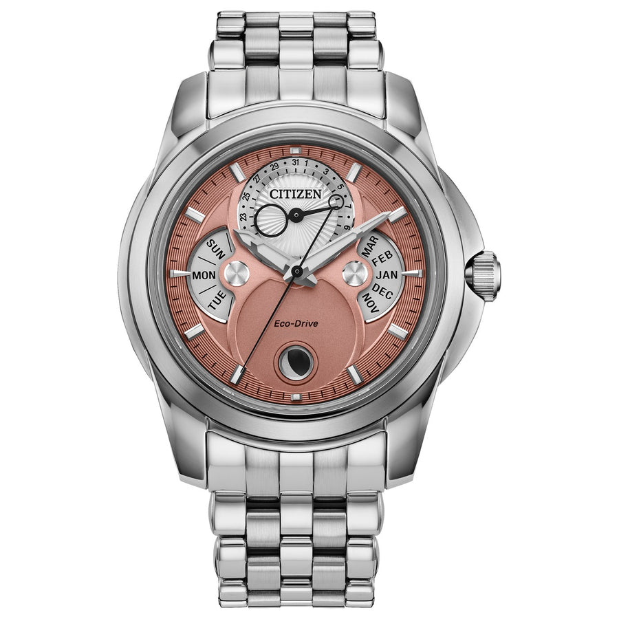 Citizen Calendrier BU0080-52X eco-drive stainless steel watch