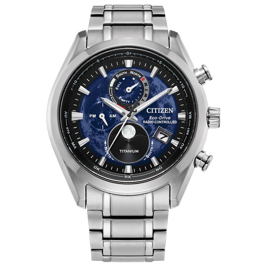 Citizen Tsuki-yomi A-T BY1010-57L Black eco-drive super titanium watch