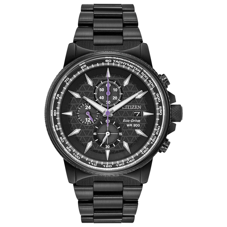 Citizen Black Panther CA0297-52W eco-drive stainless steel watch