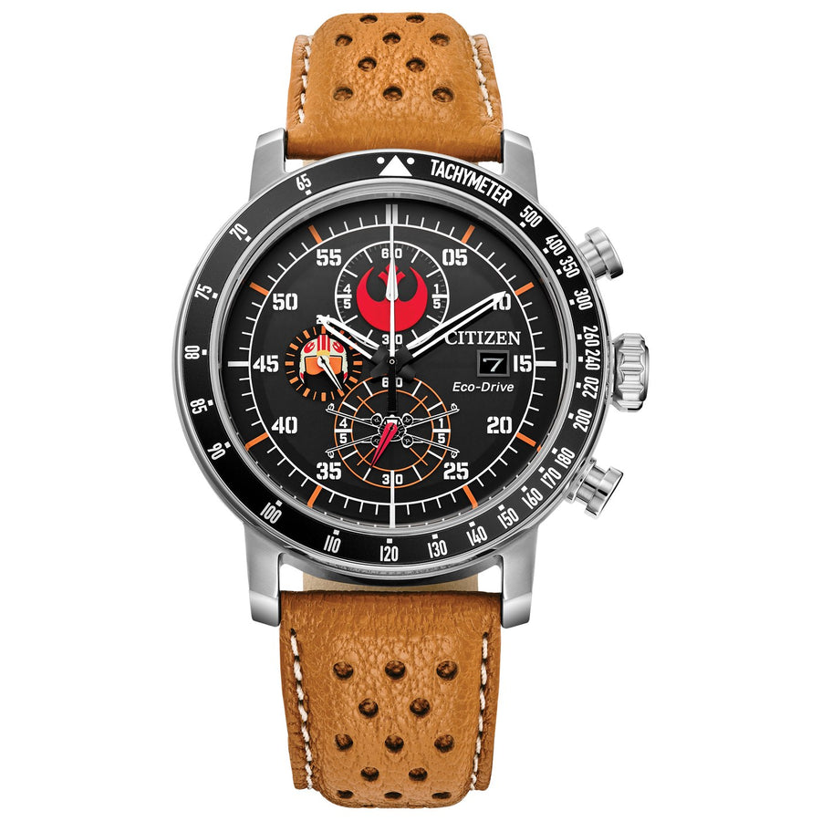 Citizen Rebel Pilot CA0761-06W eco-drive leather watch