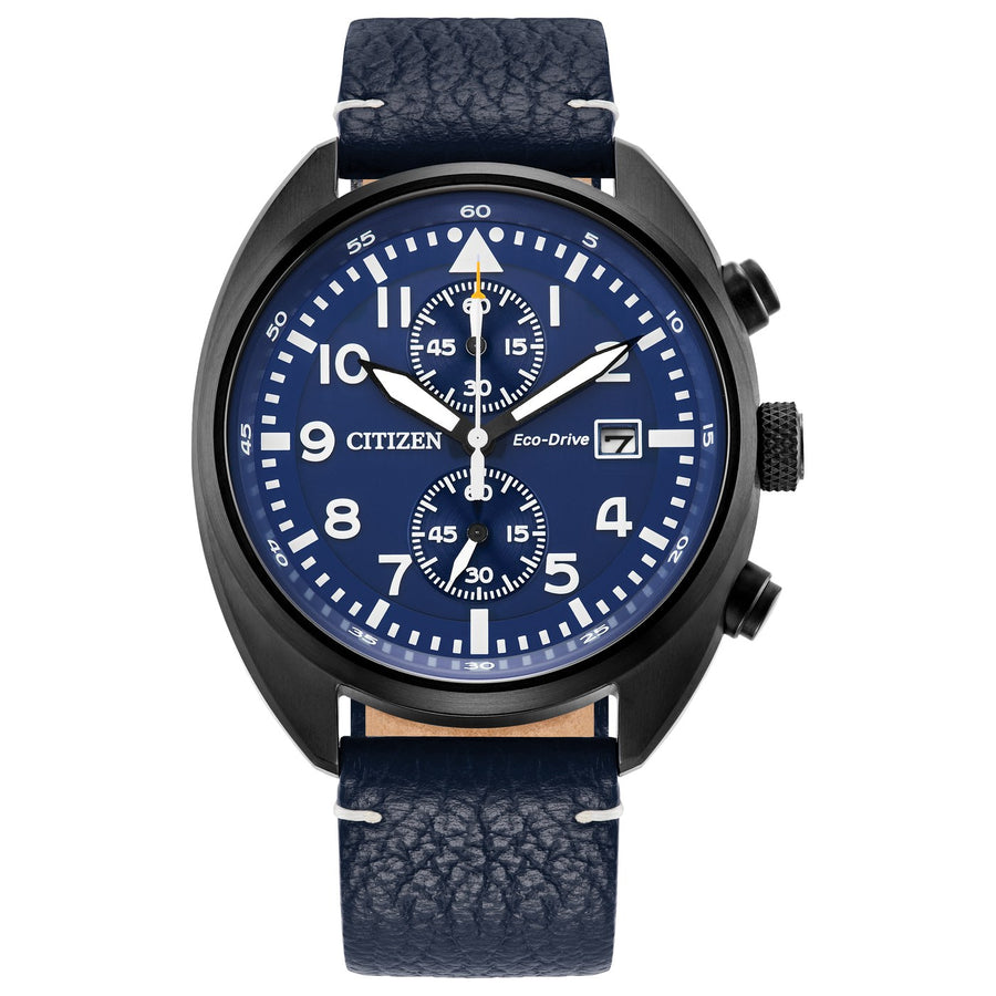 Citizen Weekender CA7048-08L eco-drive leather watch