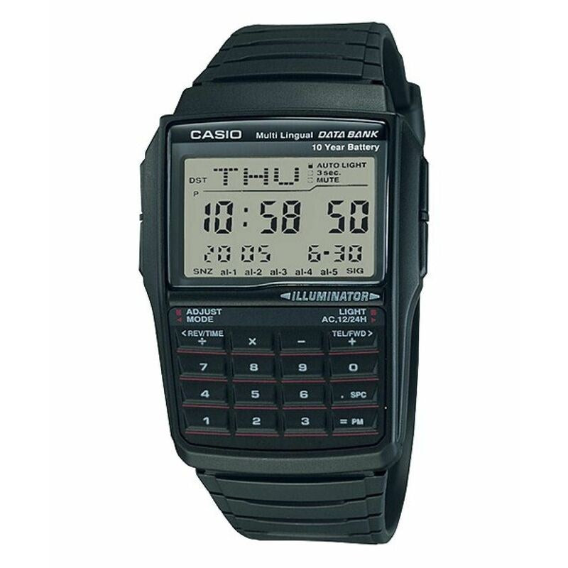 Casio Vintage DBC32-1A quartz resin watch