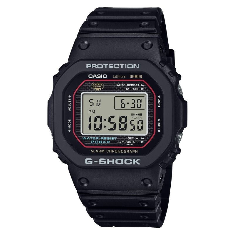Casio G-Shock DW5000R-1A quartz resin watch